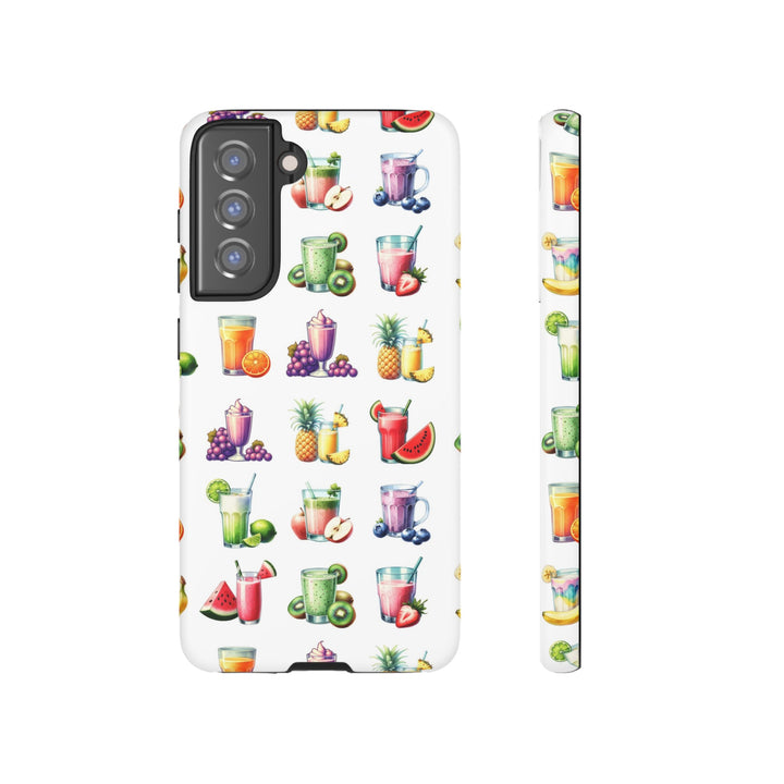 Cute Samsung Case | Cool Iphone Case | Tropical Summer Fruit Cocktail, Samsung S24, S23, S22, S21, IPhone 15 Case | Iphone 14 Case, Iphone 13 Case - Studio40ParkLane