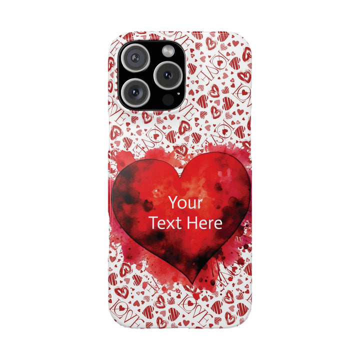 Slim Cute Phone Cases for Iphone - | iPhone 15 Case | iPhone 15 Pro Max Case, Iphone 14 Case, Iphone 14 Pro Max, Iphone 13, Valentine Hearts Love - Studio40ParkLane