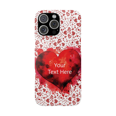 Slim Cute iPhone Cases - | iPhone 15 Case | iPhone 15 Pro Max Case, Iphone 14 Case, Iphone 14 Pro Max, Iphone 13, Valentine Hearts Love