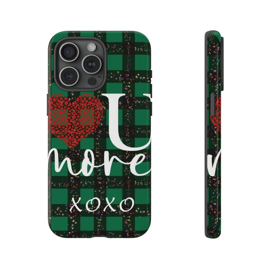 Cute IPhone Case | iPhone 15 Case | iPhone 15 Pro Max Case, Iphone 14 Case, Iphone 14 Pro Max Case IPhone Case for Art Lovers, Love You Green - Studio40ParkLane