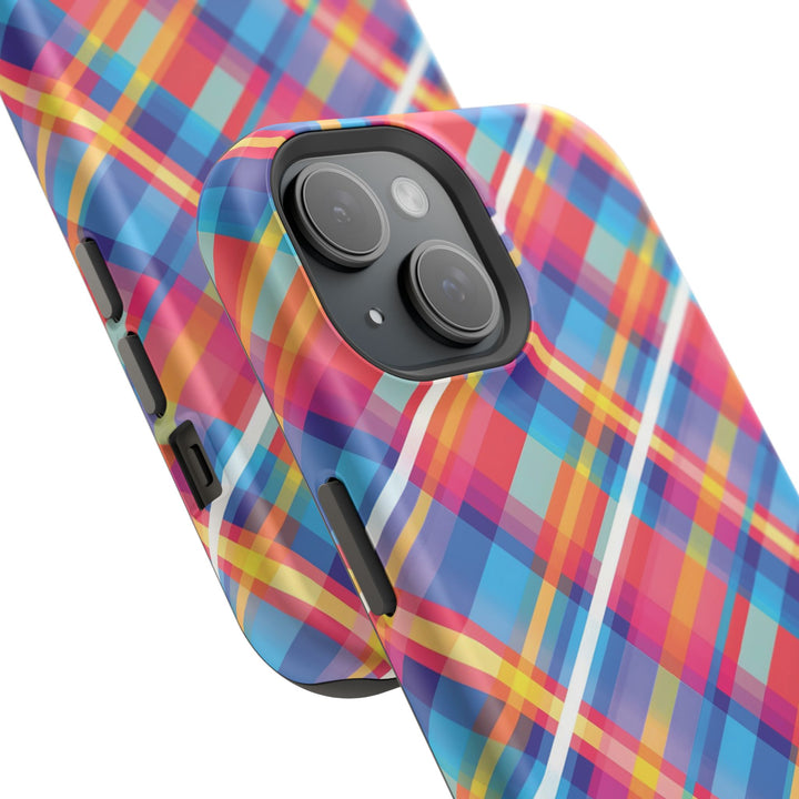 Checkered Plaid Magsafe Gift for Her Cute Phone Case for Iphone, | iPhone 16 | iPhone 15 Pro Max, Iphone 14 Pro Max, 13 12 11 10 9 8 7 - Studio40ParkLane