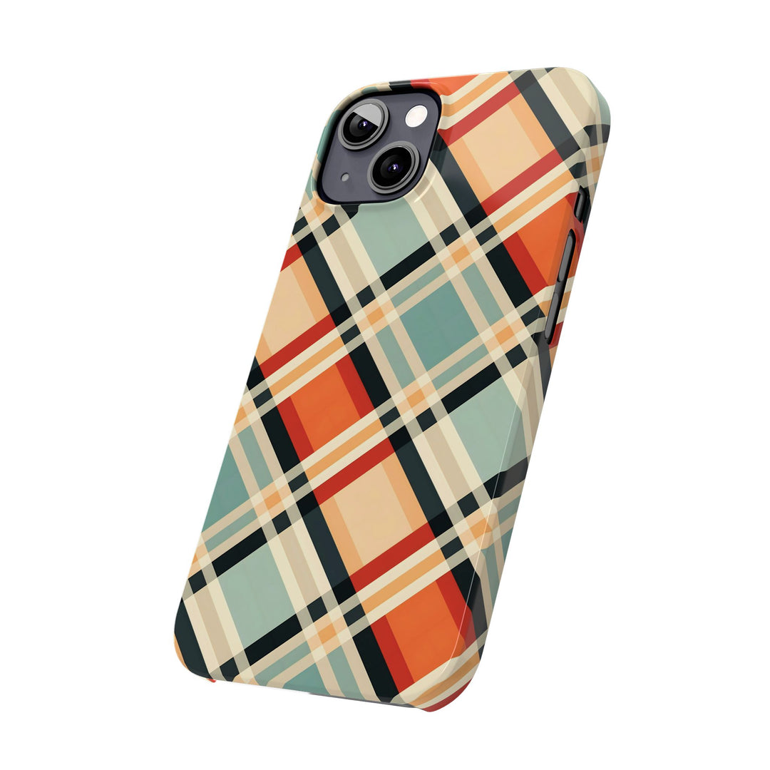 Slim Checkered Plaid Gift for Her Cute Phone Cases for Iphone 16 Pro Max | iPhone 15 Case | iPhone 15 Pro Max Case, Iphone 14, 13, 12, 11, 10, 8, 7 - Studio40ParkLane