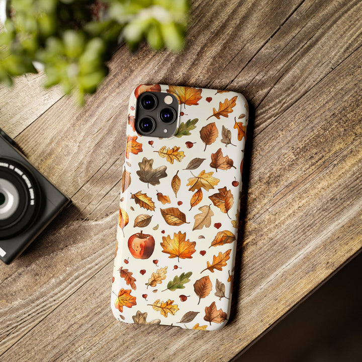 Slim Fall Autumn Leaves Gift for Her Cute Phone Cases for Iphone 16 | iPhone 15 Case | iPhone 15 Pro Max Case, Iphone 14, Iphone 14 Pro Max, Iphone 13, Slim - Studio40ParkLane