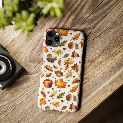 Slim Fall Autumn Leaves Gift for Her Cute Phone Cases for Iphone 16 | iPhone 15 Case | iPhone 15 Pro Max Case, Iphone 14, Iphone 14 Pro Max, Iphone 13, Slim