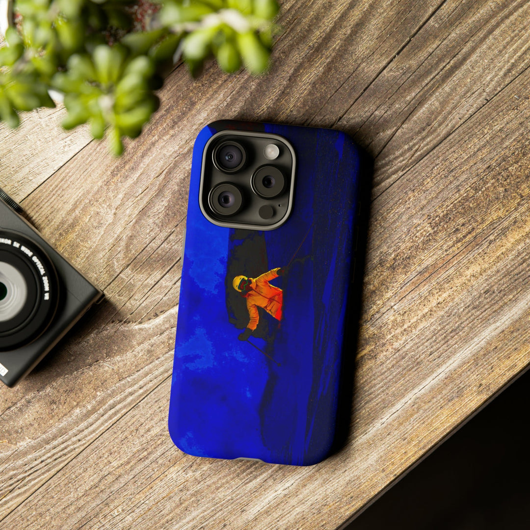 Cute IPhone Case | iPhone 15 Case | iPhone 15 Pro Max Case, Iphone 14 Case, Iphone 14 Pro Max Case IPhone Case for Art Lovers, Skier Mountain Night - Studio40ParkLane