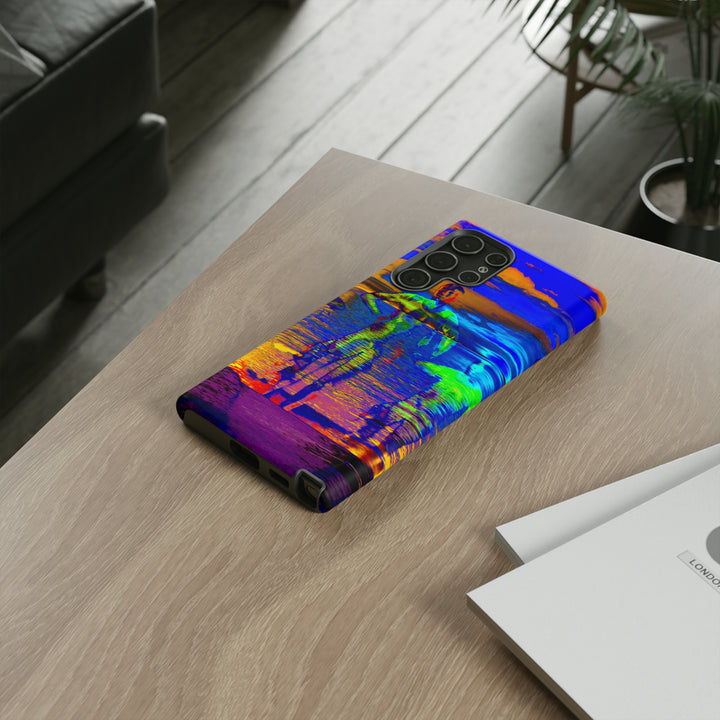 Cute Samsung Phone Case | Aesthetic Samsung Phone Case | Dance Sunset Colorful | Galaxy S23, S22, S21, S20 | Luxury Double Layer | Cool - Studio40ParkLane