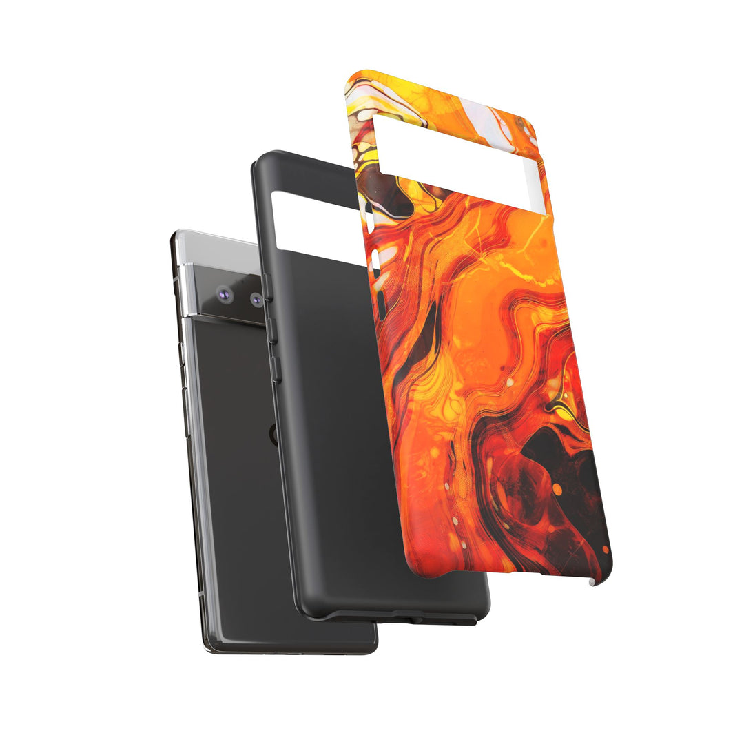 Impact Resistant, Fall Colors Marble, Cute Phone Cases for Samsung S24, S23, S22, S21, IPhone 15 pro Iphone 14 pro Iphone 13 IPhone 12 Iphone 11 - Studio40ParkLane