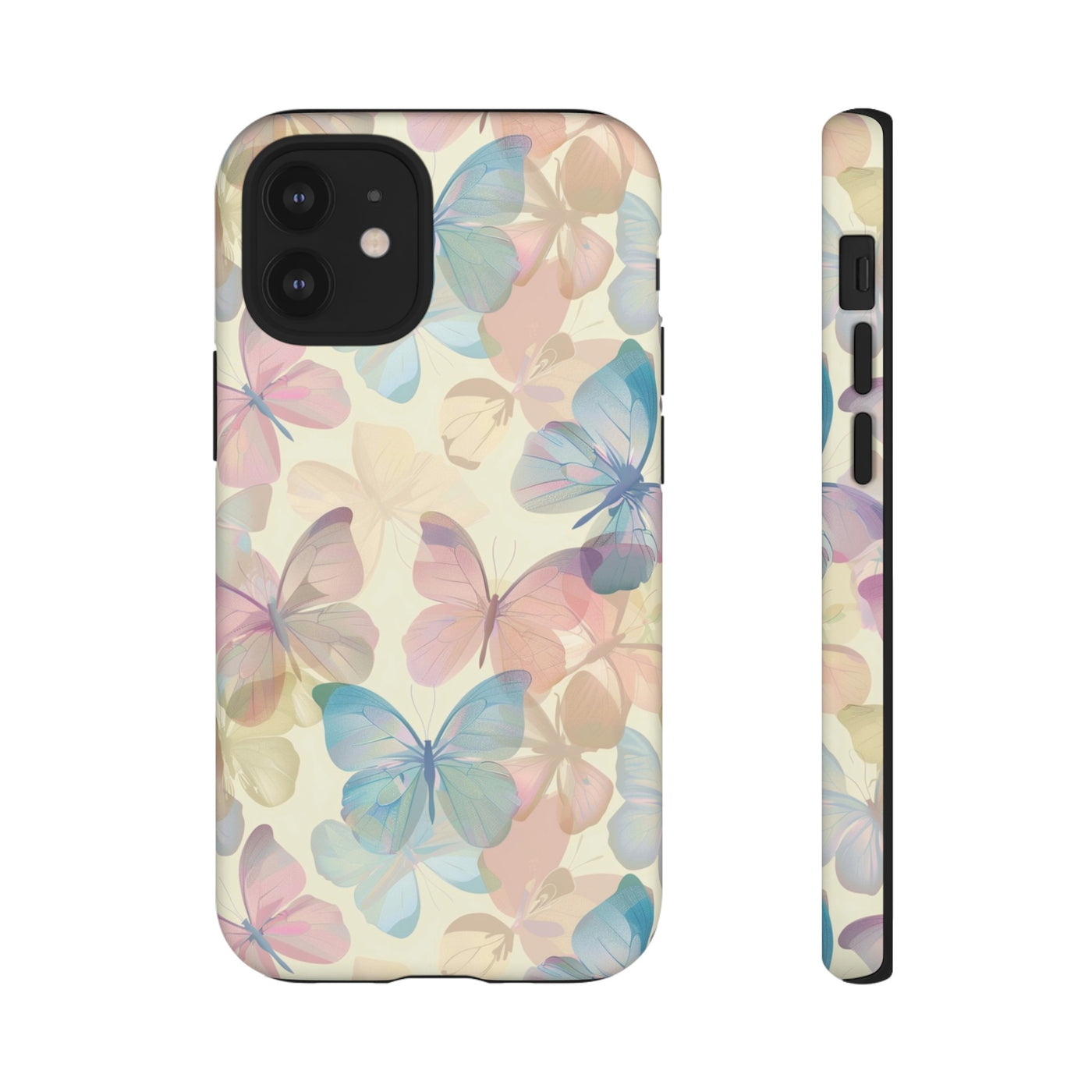 Cute Samsung Case | Cool Iphone Case | Summer Pastel Butterflies, Samsung S24, S23, S22, S21, IPhone 15 Case | Iphone 14 Case, Iphone 13 Case