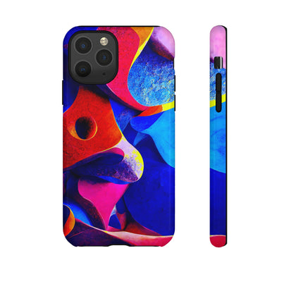 Impact Resistant, Abstract Shapes, Cute Phone Cases for Samsung S24, S23, S22, S21, IPhone 15 pro Iphone 14 pro Iphone 13 IPhone 12 Iphone 11