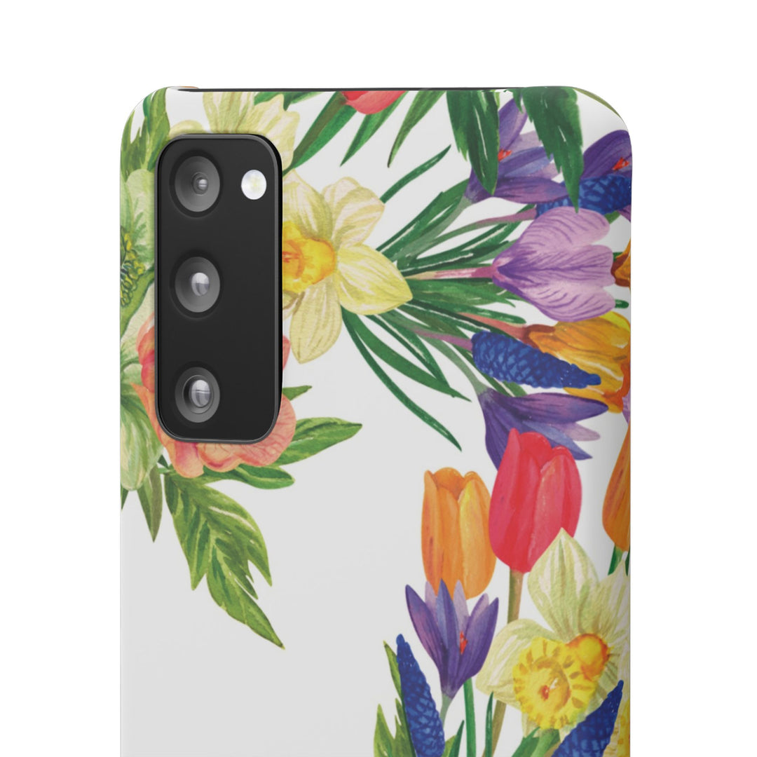 Sleek Snap Spring Summer Flowers Cute Phone Case for iPhone 16 15 14 13 12 11 X Xs Max Xr Pro Plus Samsung Galaxy S24 S23 S22 S21 S20 Ultra