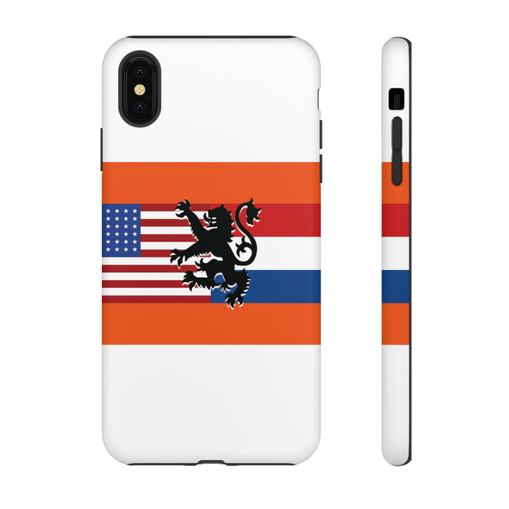 Cute IPhone Case | iPhone 15 Case | iPhone 15 Pro Max Case, Iphone 14 Case, Iphone 14 Pro Max Case IPhone Case for Art Lovers, Dutch US Flag - Studio40ParkLane