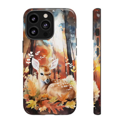 Autumn Fall Deer Forest Gift for Her Cute Phone Case for, Samsung Galaxy S24, S23, S22, S21, IPhone 16 Case | Iphone 15, Iphone 14, IPhone 13 Case