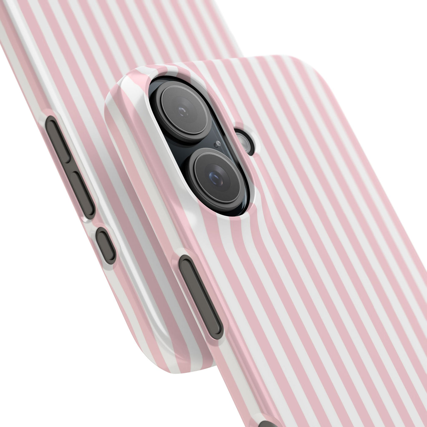 Slim Sweet Pink Striped Cute Phone Case for Iphone 16 - | iPhone 15 Pro Max Case | iPhone 14 Case Iphone 13 12 11 10 9 8 7 X XS Gift for Her