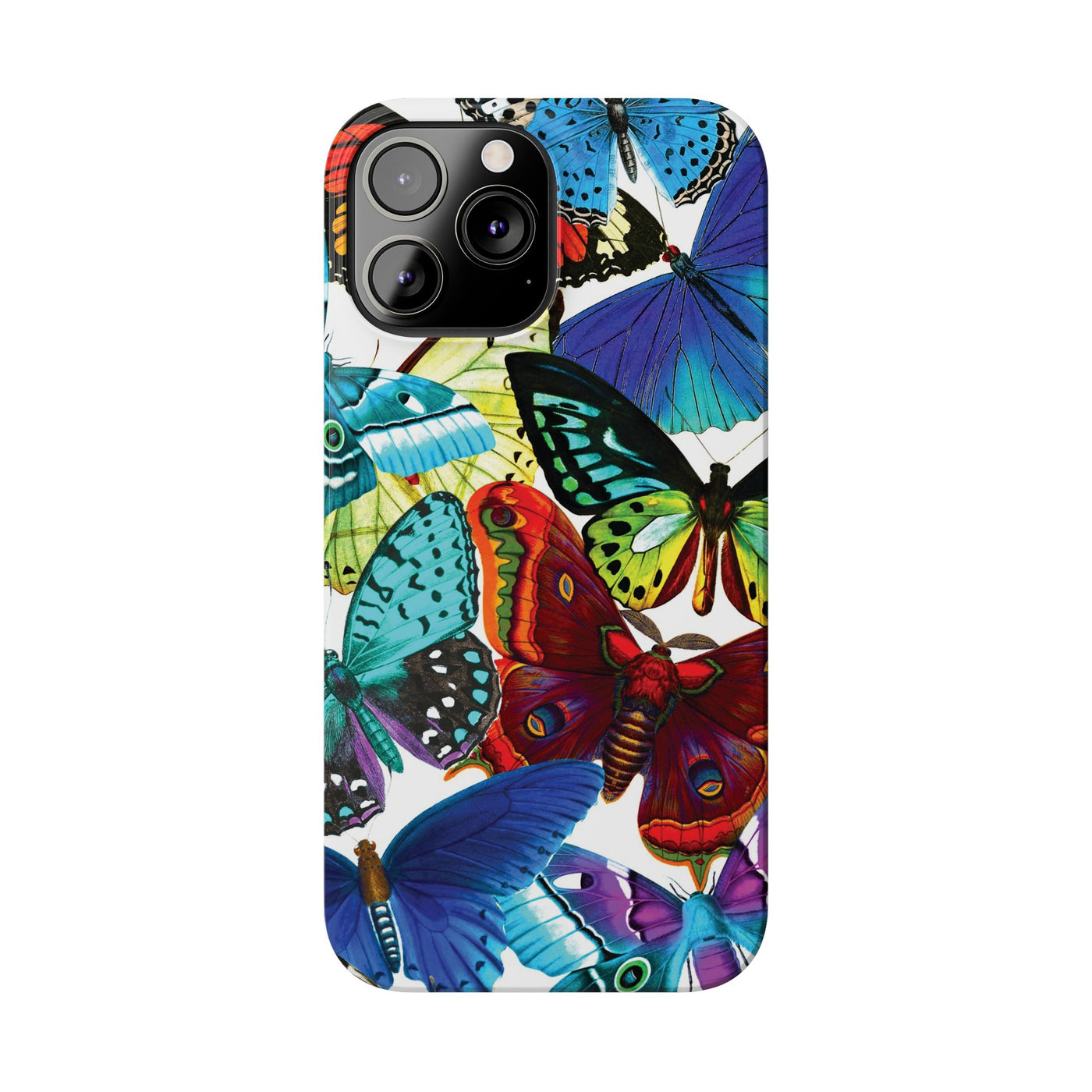 Bright Butterflies Gift for Her Cute Phone Cases for Iphone 16 Pro Max | iPhone 15 Case | iPhone 15 Pro Max Case, Iphone 14, Iphone 14 Pro Max, Iphone 13 12 11 8 7