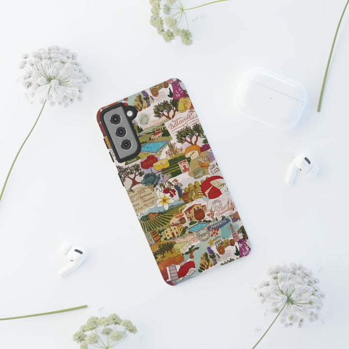 Italy Tuscany Coquette Collage Tough Premium Phone Case - For iPhone 17 Pro Max iPhone 16 Pro iPhone 15 Iphone 14 Plus 13 Pro 12 11 10 XR - Studio40ParkLane
