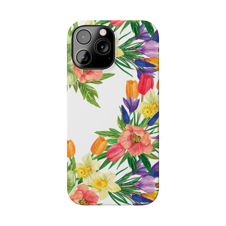 Slim Spring Flowers Gift for Her Cute Phone Cases for Iphone 16 Pro Max | iPhone 15 Case | iPhone 15 Pro Max Case, Iphone 14, 13, 12, 11, 10, 8, 7 - Studio40ParkLane