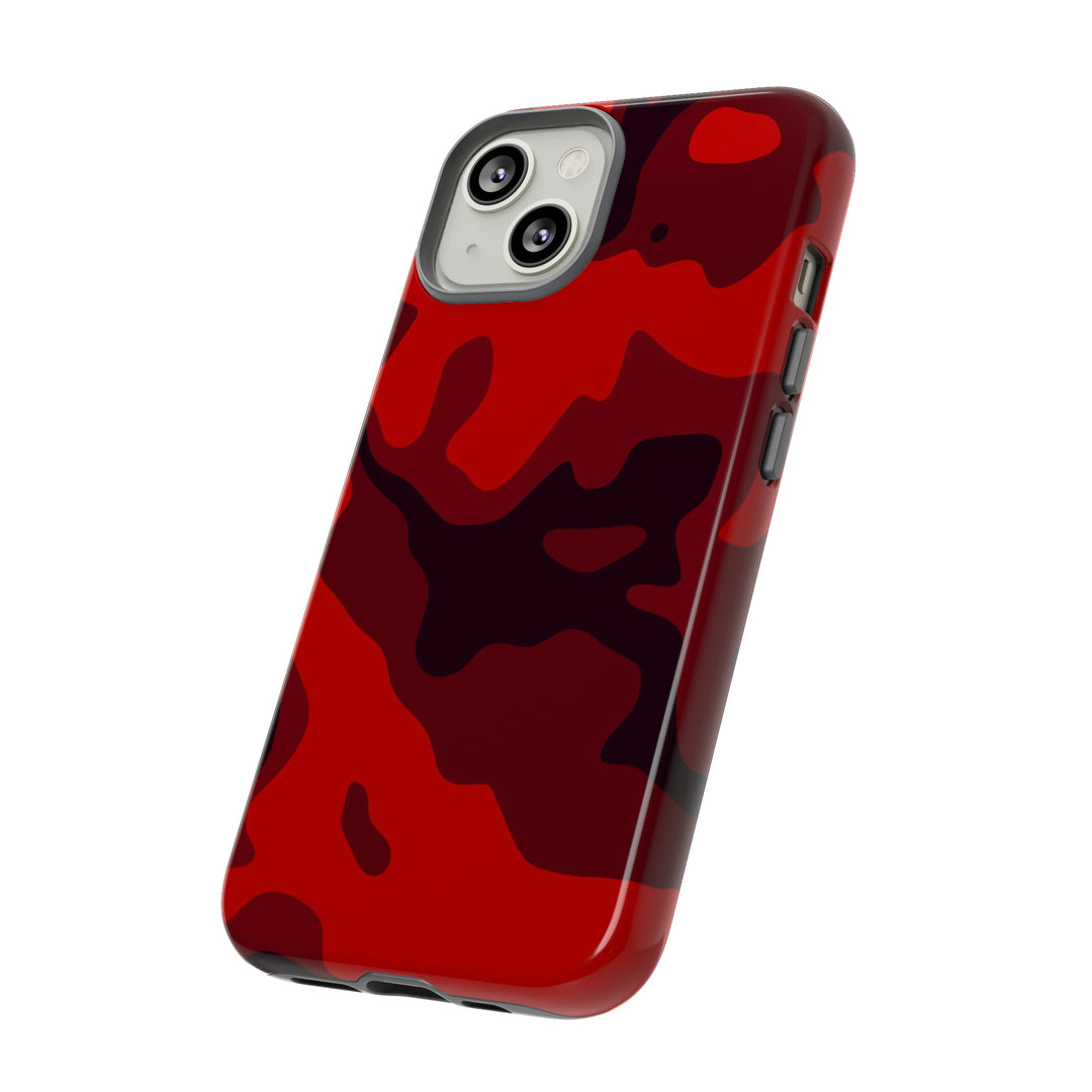 Cute IPhone Case | iPhone 15 Case | iPhone 15 Pro Max Case, Iphone 14 Case, Iphone 14 Pro Max Case IPhone Case for Art Lovers - Red Camo - Studio40ParkLane