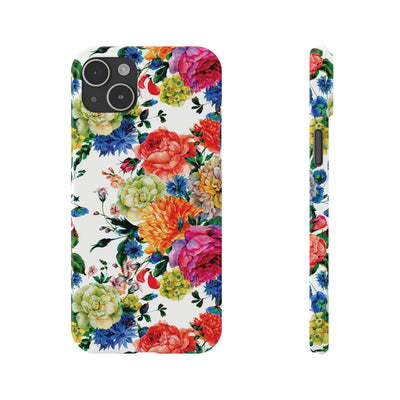 Slim Spring Flowers Gift for Her Cute Phone Cases for Iphone 16 Pro Max | iPhone 15 Case | iPhone 15 Pro Max Case, Iphone 14, 13, 12, 11, 10, 8, 7 - Studio40ParkLane