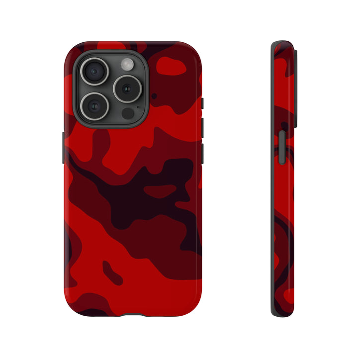 Cute IPhone Case | iPhone 15 Case | iPhone 15 Pro Max Case, Iphone 14 Case, Iphone 14 Pro Max Case IPhone Case for Art Lovers - Red Camo - Studio40ParkLane