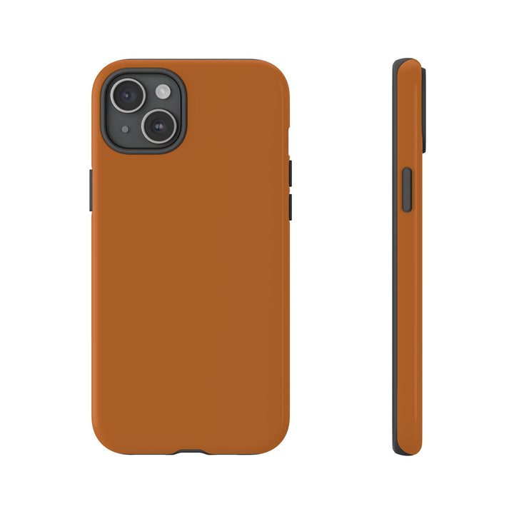 Premium Tough Rusty Brown Orange Gift for Her Cute Phone Cases for Samsung S25 S24, S23, S22, S21, Iphone, 16, 15, 14, 13 Pro Max Ultra - Studio40ParkLane