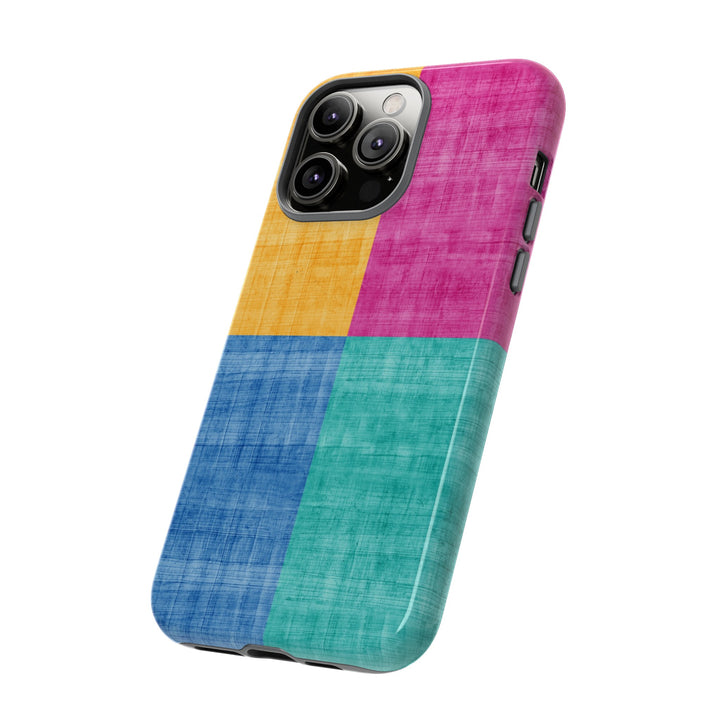 Impact Resistant, Colored Shapes, Cute Phone Cases for Samsung S24, S23, S22, S21, IPhone 15 pro Iphone 14 pro Iphone 13 IPhone 12 Iphone 11 - Studio40ParkLane