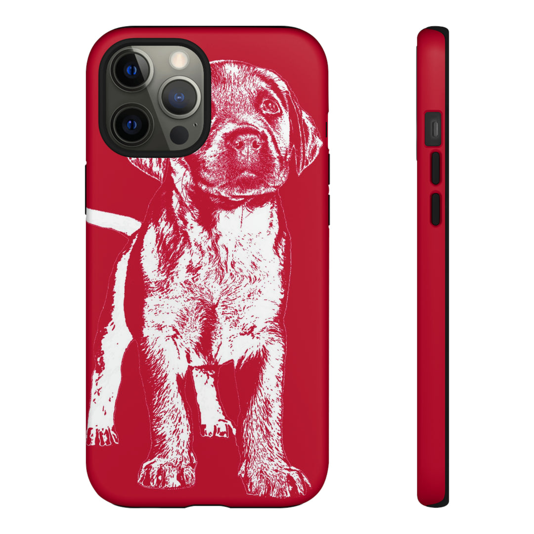 Cute IPhone Case | iPhone 15 Case | iPhone 15 Pro Max Case, Iphone 14 Case, Iphone 14 Pro Max Case IPhone Case for Dog Lovers, Puppy Dog Red - Studio40ParkLane