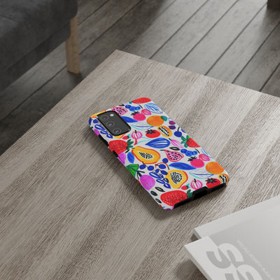 Cute Samsung Phone Case | Aesthetic Samsung Phone Case | Galaxy S23, S22, S21, S20 | Summer Fruit Cocktail, Protective Phone Case