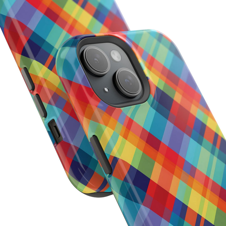 Checkered Plaid Magsafe Gift for Her Cute Phone Case for Iphone, | iPhone 16 | iPhone 15 Pro Max, Iphone 14 Pro Max, 13 12 11 10 9 8 7 - Studio40ParkLane