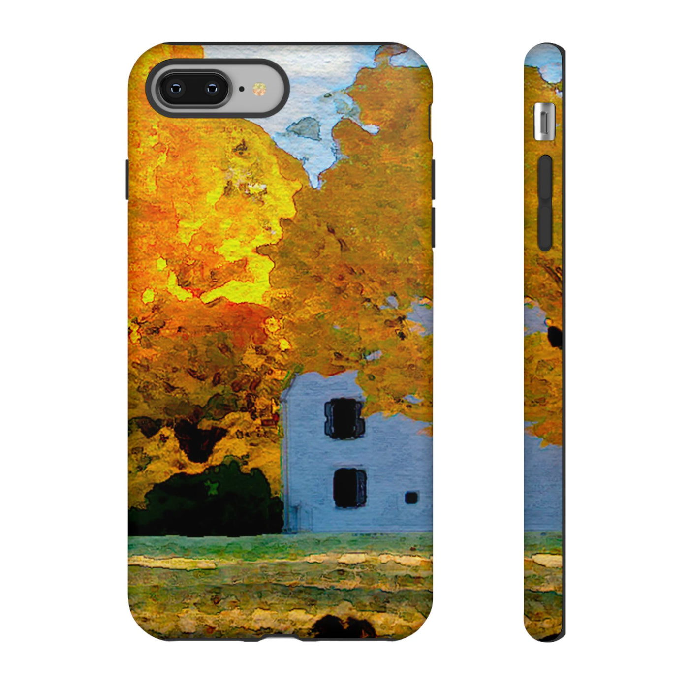 Impact Resistant, Fall Leaves Watercolor, Cute Phone Cases for Samsung S24, S23, S22, S21, IPhone 15 pro Iphone 14 pro Iphone 13 IPhone 12 Iphone 11