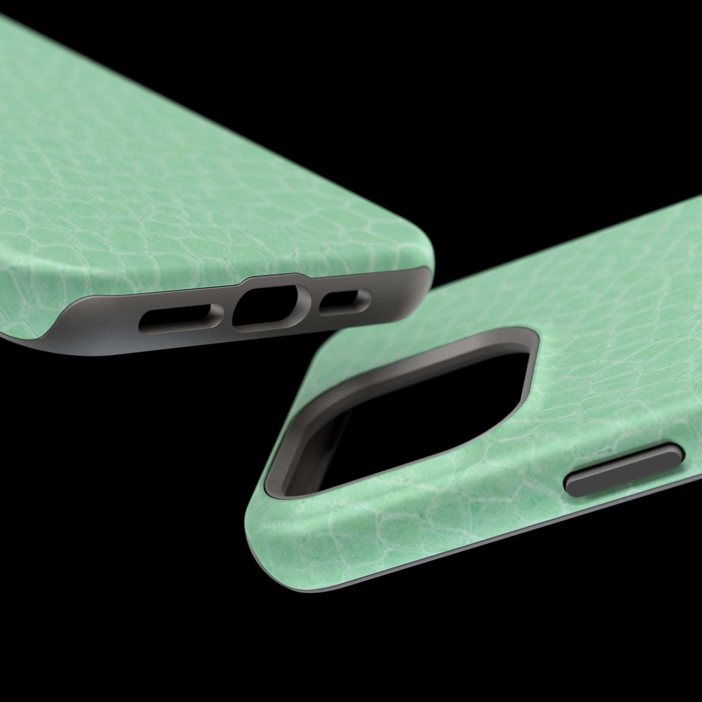 Non Leather Mint Color Pattern Magsafe Cute Phone Case for Iphone Gift for Her, | iPhone 15 Case | iPhone 15 Pro Max Case, Iphone 14, Iphone 14 Pro Max, Iphone 13, Iphone 16 - Studio40ParkLane