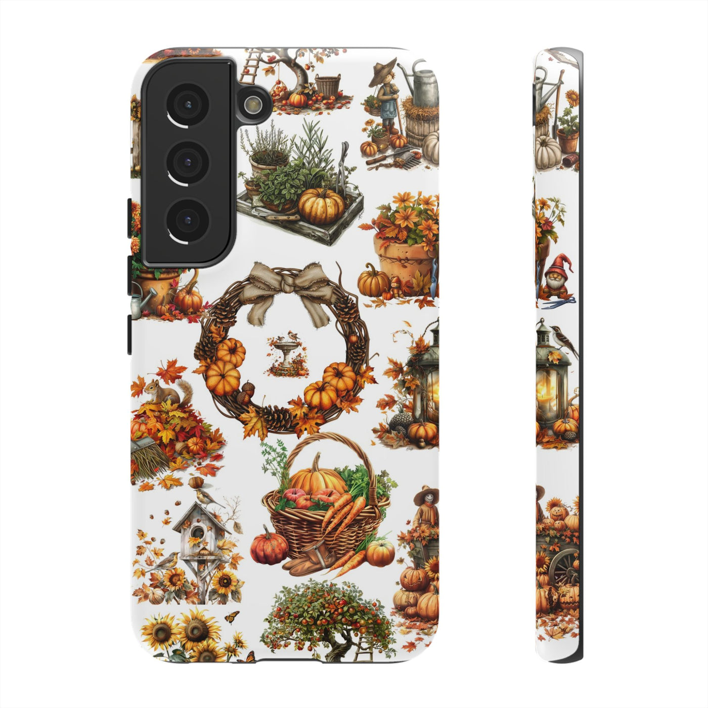 Impact Resistant, Fall Leaves Collage, Cute Phone Cases for Samsung S24, S23, S22, S21, IPhone 15 pro Iphone 14 pro Iphone 13 IPhone 12 Iphone 11