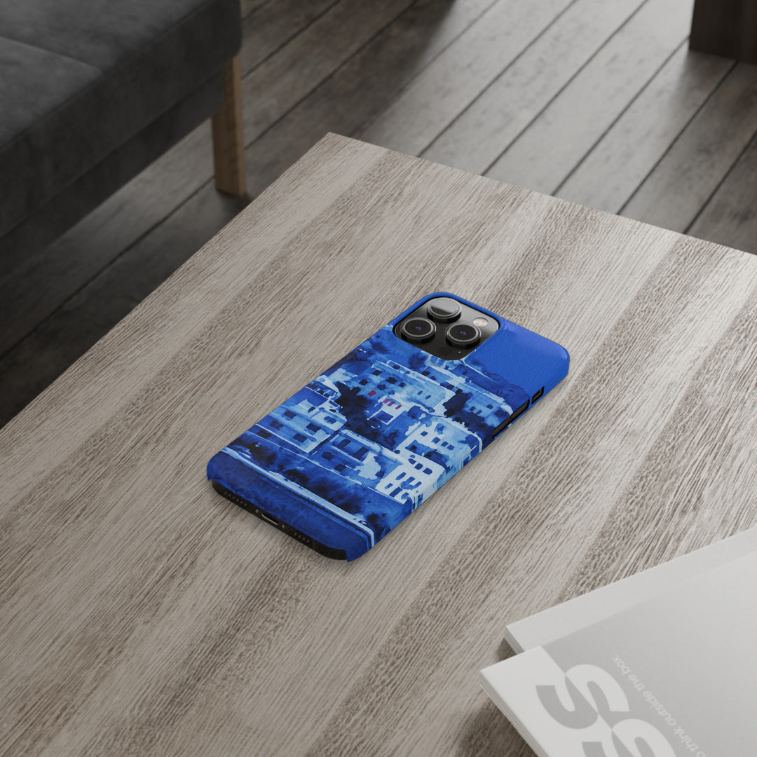 Slim Cute Phone Cases for Iphone | iPhone 15 Case | iPhone 15 Pro Max Case, Iphone 14, Iphone 14 Pro Max, Iphone 13, Greek Island Blue - Studio40ParkLane
