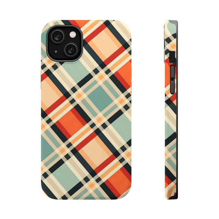 Checkered Plaid Magsafe Gift for Her Cute Phone Case for Iphone, | iPhone 16 | iPhone 15 Pro Max, Iphone 14 Pro Max, 13 12 11 10 9 8 7 - Studio40ParkLane