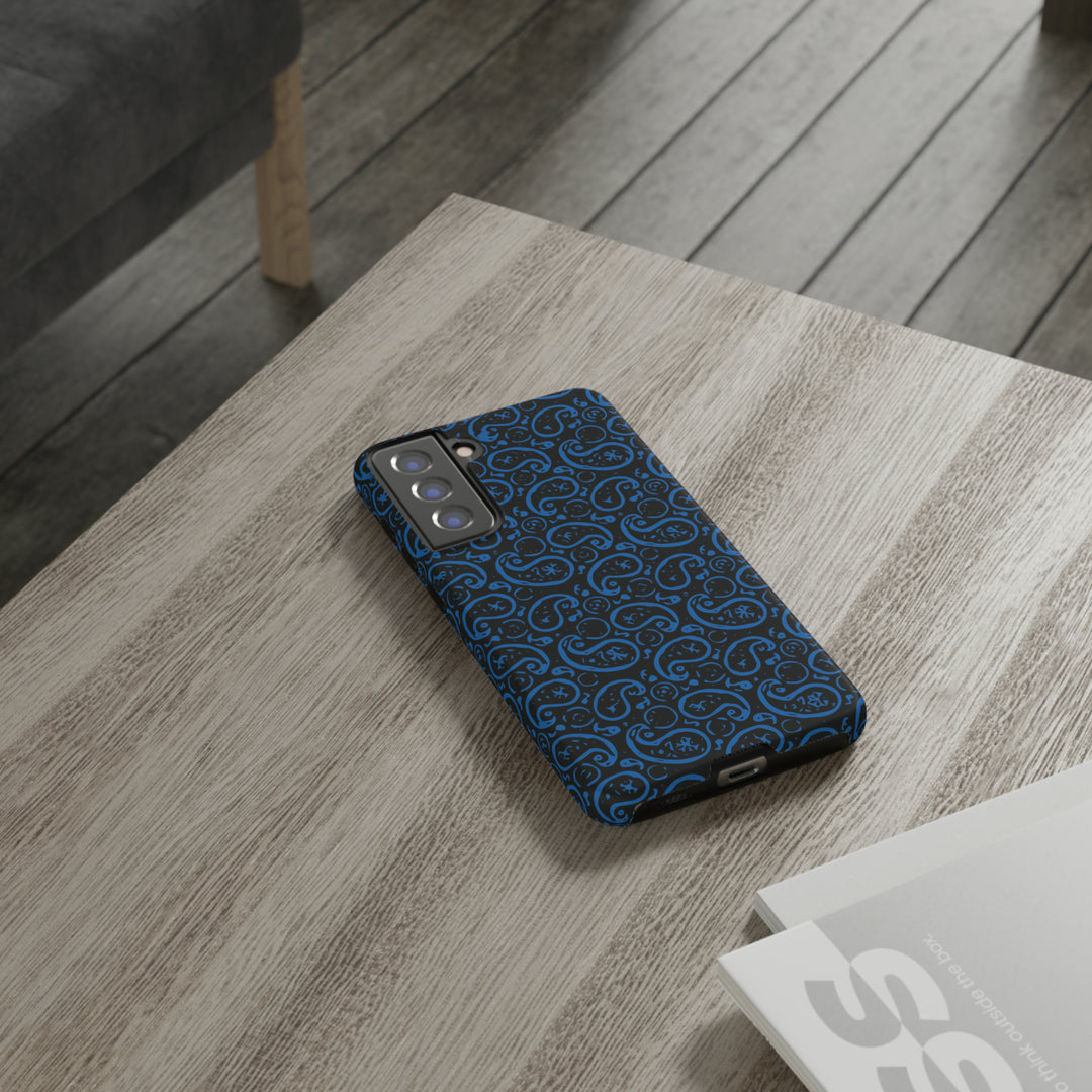 Samsung Galaxy Phone Case | Galaxy S23, S22, S21, S20 | Luxury Case Double Layered | Impact Resistant | Fashionable - Paisley 4 - Studio40ParkLane