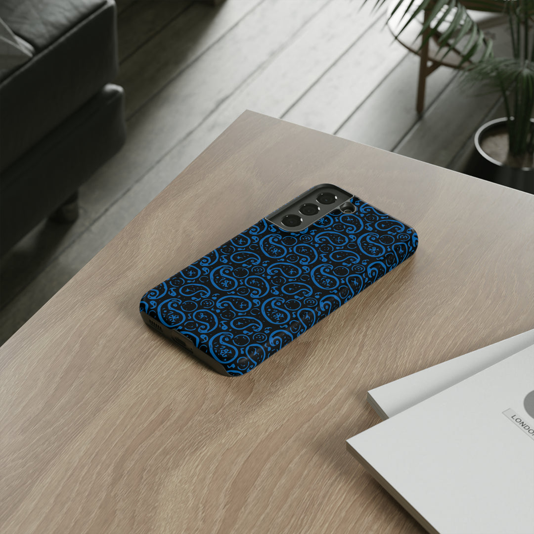 Samsung Galaxy Phone Case | Galaxy S23, S22, S21, S20 | Luxury Case Double Layered | Impact Resistant | Fashionable - Paisley 4 - Studio40ParkLane