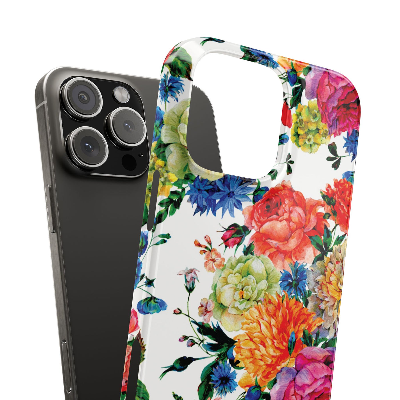 Slim Spring Flowers Gift for Her Cute Phone Cases for Iphone 16 Pro Max | iPhone 15 Case | iPhone 15 Pro Max Case, Iphone 14, 13, 12, 11, 10, 8, 7 - Studio40ParkLane