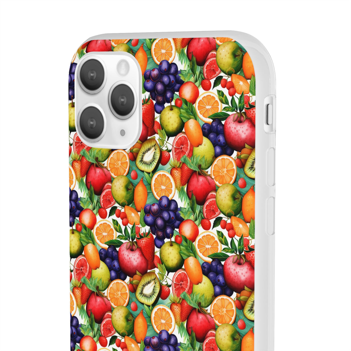 Cute Flexi Phone Cases, Summer Fruit Mix, Compatible with Samsung Galaxy S23, Samsung S22, Samsung S21, Samsung S20, Galaxy S20 Ultra