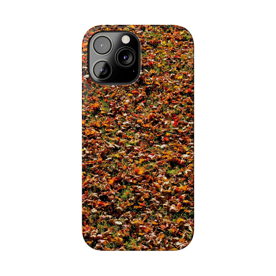 Slim Cute Phone Cases for Iphone - | iPhone 15 Case | iPhone 15 Pro Max Case, Iphone 14 Case, Iphone 14 Pro Max, Iphone 13, New England Fall Leaves - Studio40ParkLane