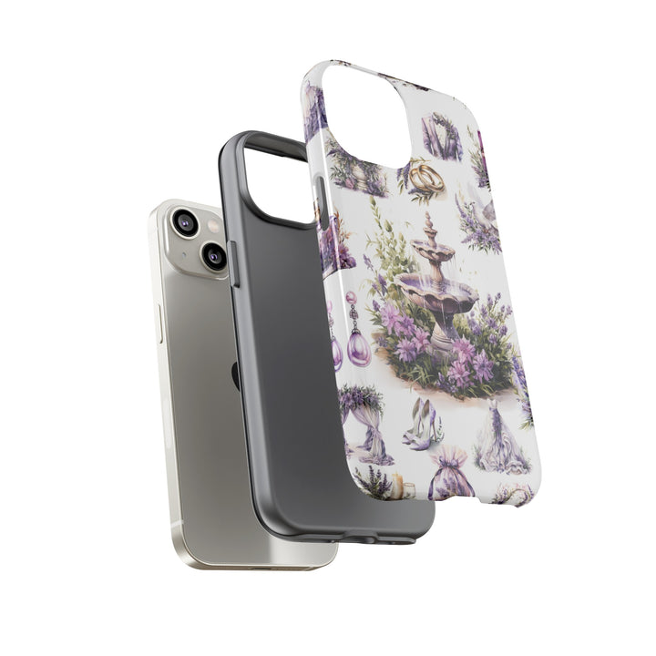 Impact Resistant, Lavender Wedding, Cute Phone Cases for Samsung S24, S23, S22, S21, IPhone 15 pro Iphone 14 pro Iphone 13 IPhone 12 Iphone 11 - Studio40ParkLane