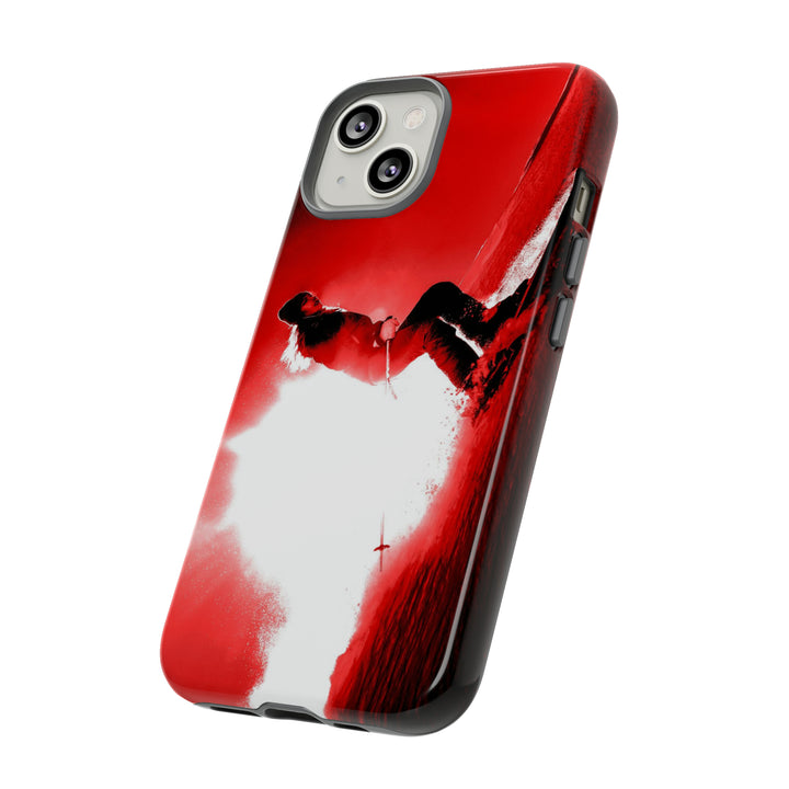 Cute IPhone Case | iPhone 15 Case | iPhone 15 Pro Max Case, Iphone 14 Case, Iphone 14 Pro Max Case IPhone Case for Art Lovers - Red Skier - Studio40ParkLane