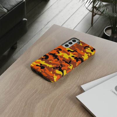 Impact Resistant, Fall camo Camouflage, Cute Phone Cases for Samsung S24, S23, S22, S21, IPhone 15 pro Iphone 14 pro Iphone 13 IPhone 12 Iphone 11