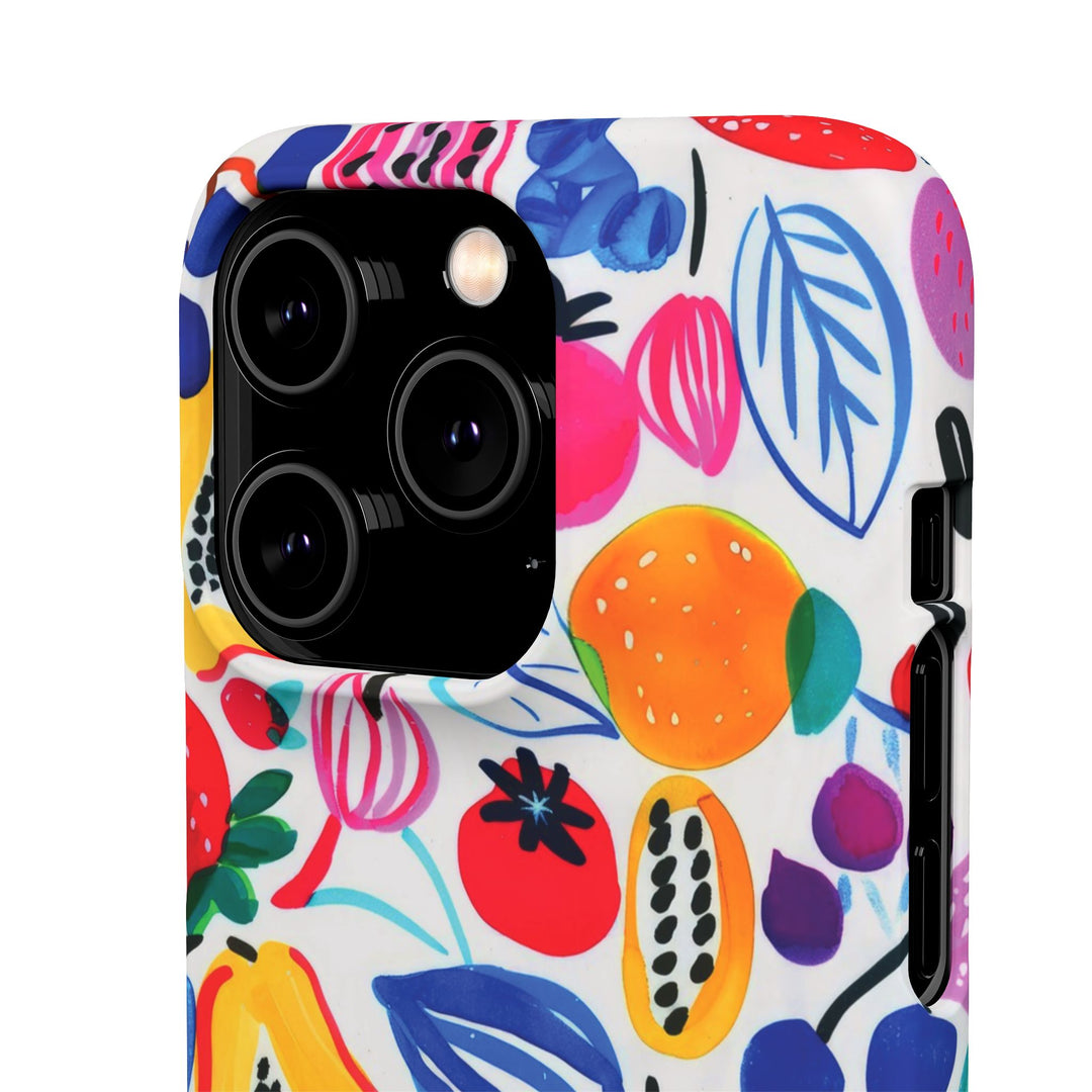 Snap Cute Custom Phone Case, Summer Fruit case for iPhone 18 17 16 15 14 13 12 Pro Max, Samsung S26 S25 S24 S23 Ultra Protective Phone Case - Studio40ParkLane