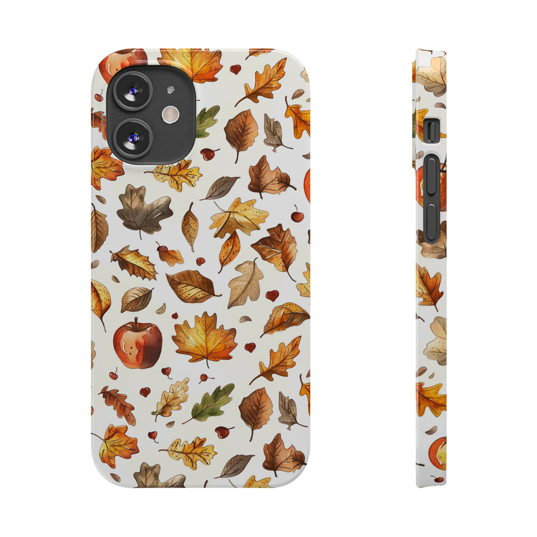 Slim Fall Autumn Leaves Gift for Her Cute Phone Cases for Iphone 16 | iPhone 15 Case | iPhone 15 Pro Max Case, Iphone 14, Iphone 14 Pro Max, Iphone 13, Slim - Studio40ParkLane