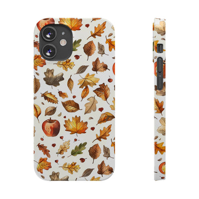 Slim Fall Autumn Leaves Gift for Her Cute Phone Cases for Iphone 16 | iPhone 15 Case | iPhone 15 Pro Max Case, Iphone 14, Iphone 14 Pro Max, Iphone 13, Slim