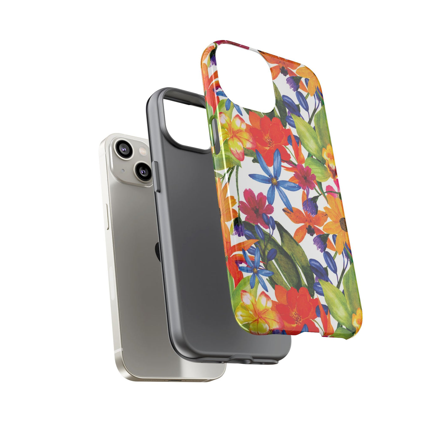 Premium Tough Spring Flowers Cute Phone Cases for Samsung S24, S23, S22, S21, S20, Plus and Ultra, Iphone 16 Pro Max,15, 14, 13, 12, 11, 10 - Studio40ParkLane