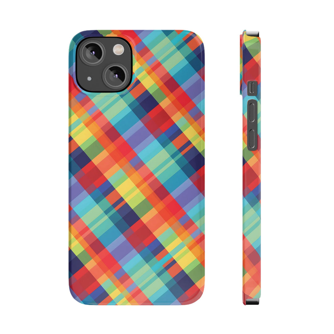 Slim Checkered Plaid Gift for Her Cute Phone Cases for Iphone 16 Pro Max | iPhone 15 Case | iPhone 15 Pro Max Case, Iphone 14, 13, 12, 11, 10, 8, 7 - Studio40ParkLane