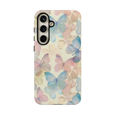 Cute Samsung Case | Cool Iphone Case | Summer Pastel Butterflies, Samsung S24, S23, S22, S21, IPhone 15 Case | Iphone 14 Case, Iphone 13 Case