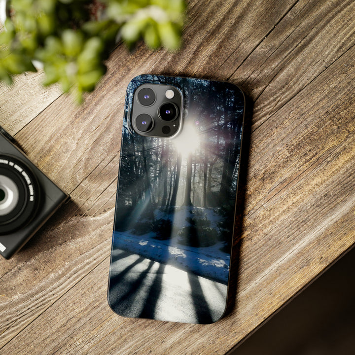 Slim Cute Phone Cases for Iphones - | iPhone 15 Case | iPhone 15 Pro Max Case, Iphone 14 Case, Iphone 14 Pro Max, Iphone 13, Winter Morning Sun - Studio40ParkLane