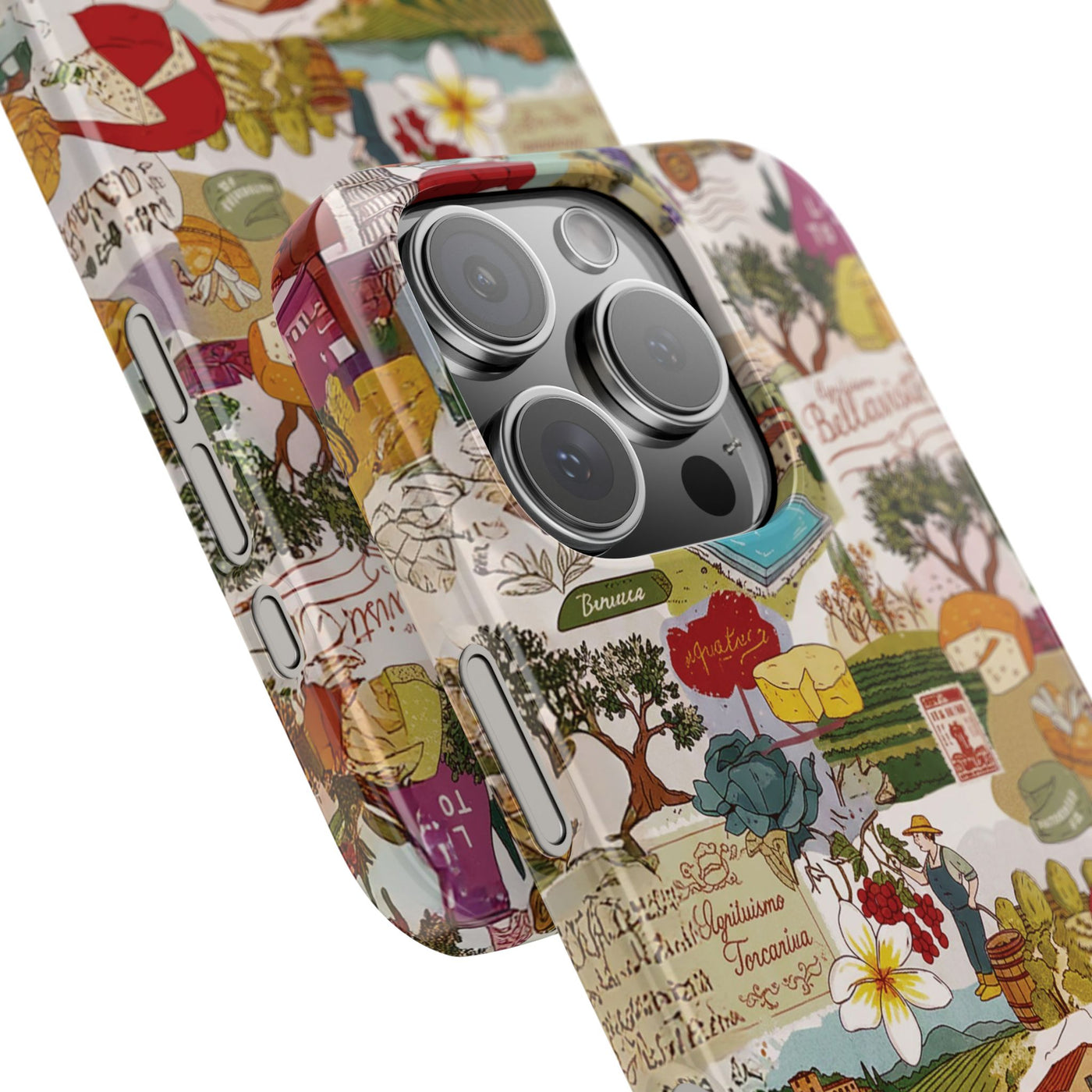 Slim Italy Tuscany Coquette Collage Cute Phone Case for Iphone 17 - | iPhone 16 Pro Max Case | iPhone 15 Case Iphone 14 13 12 11 10 9 8 7 - Studio40ParkLane