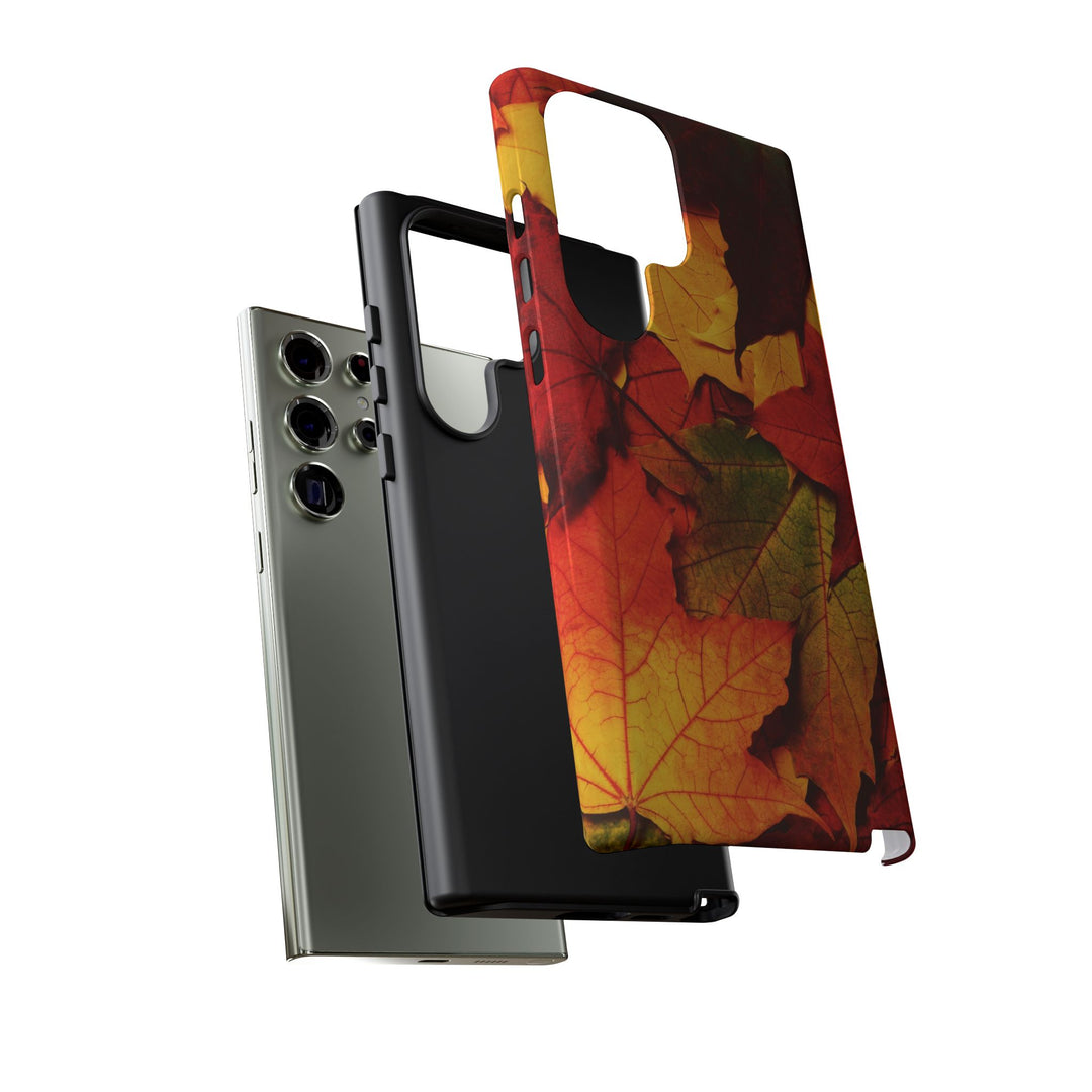 Autumn Fall Leaves Gift Cute Phone Case for, Samsung Galaxy S24, S23, S22, S21, IPhone 16 Case | Iphone 15, Iphone 14, IPhone 13 Case Mom Dad Gift - Studio40ParkLane